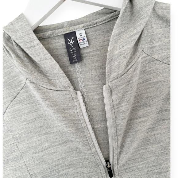 Ibex • Merino Wool Full Zip Lightweight Hoodie - Picture 3 of 10